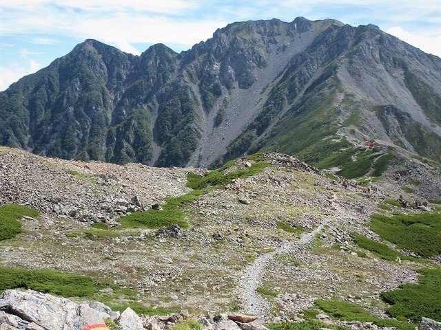 南アルプス　白峰三山縦走　Day2　北岳から間ノ岳　　　　　Mount Aino in Minami Alps National Park_f0308721_13400191.jpg