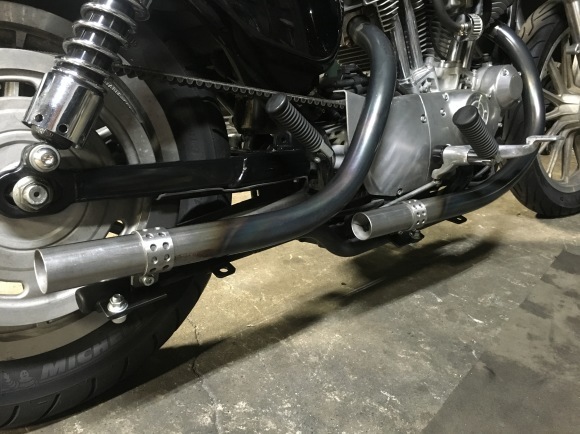 スポーツスター　オールドタイプ手曲げマフラー　03まで Amazon | スポーツスター XL'95-'03 オールドスタイル手曲げ