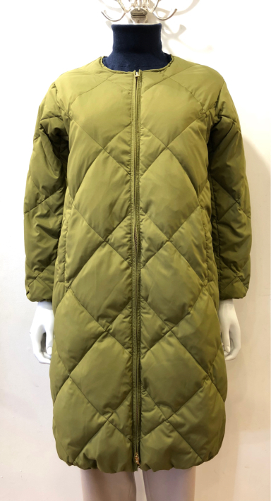 Acuta ノーカラーキルティングダウンジャケット&コート : SCARECROW