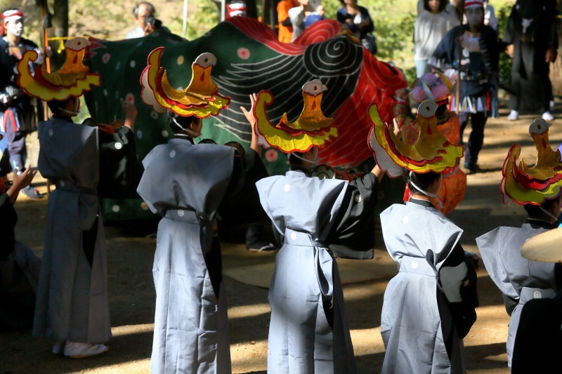 中津屋の大神楽・嘉喜踊　その1　白山神社での大神楽奉納_c0196076_07254723.jpg