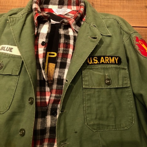 1960-63 \" U.S ARMY \" - AIR BORNE - 100% cotton OG-107 SATEEN SHIRTS - 1st MODEL - ._d0172088_22033690.jpg