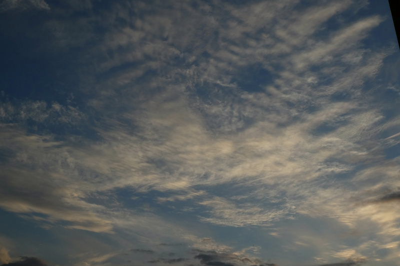 今日の空と雲、MAERSK SKARSTIND 、夕方の月_a0030958_2328211.jpg