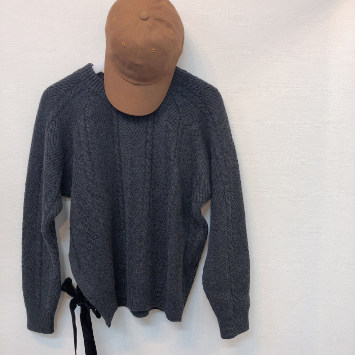 ミューニック MuNich side ribbon pullover ＮＯ:MN182K47★_e0076692_17562943.jpg