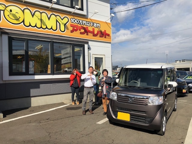 10月18日(木)☆TOMMYアウトレット☆あゆブログ(∩ˊ꒳ˋ∩)・* N-BOX M様納車♪自社ローン・ローンサポート_b0127002_19045436.jpg