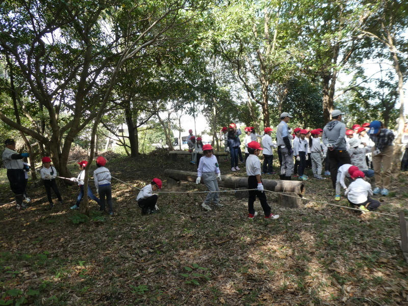 鳴滝小学校２年生遠足のサポート・・・うみべの森_c0108460_17213847.jpg