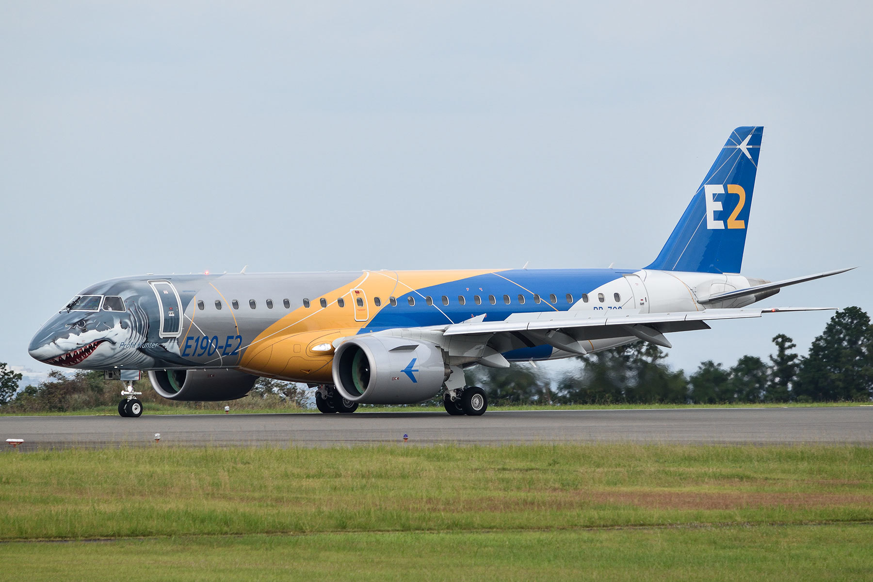 Embraer E190 E2 Pr Zgq アジアワールドツアー In 静岡 前編 Sky Lounge Garden Transporter Side