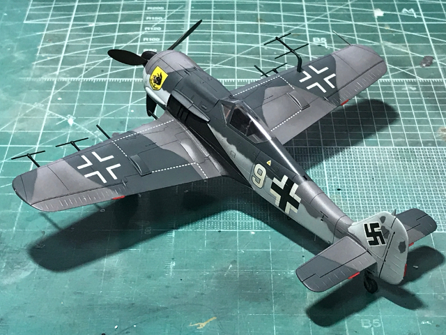 フォッケウルフ Fw190A-5 1/100 54戦闘航空団 第1飛行隊長 フォッケウルフ Fw190A-5 1/100 54戦闘航空団 第1飛行隊長