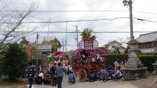 袋井市浅羽芝八幡神社大祭2018 10月13日　東栄車生誕30周年式典と会所廻り_a0265223_16392349.jpg