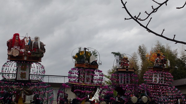 袋井市浅羽芝八幡神社大祭2018 10月13日　東栄車生誕30周年式典と会所廻り_a0265223_16504124.jpg