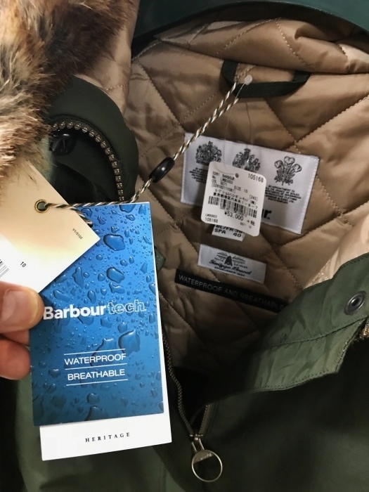 隣の奥様へ・其の① レディースBarbour 。。。オススメ★★★_d0152280_09480958.jpg
