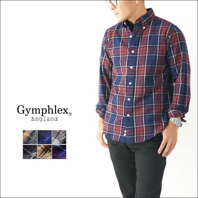 Gymphlex [ジムフレックス] 60/2ビエラ起毛 B.D チェックシャツ [J-0643 VHC] ボタンダウン・チェックシャツ・起毛・シャツ・ MEN\'S_f0051306_16272091.jpg