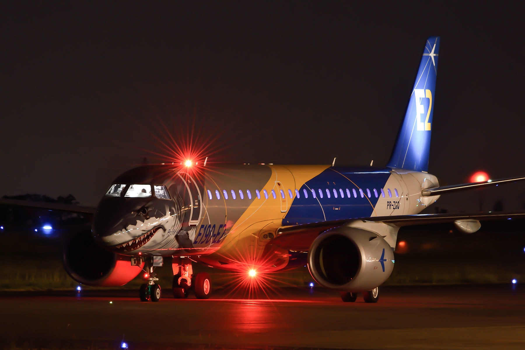 Embraer E190 E2 Pr Zgq アジアワールドツアー In 静岡 後編 Sky Lounge Garden Transporter Side