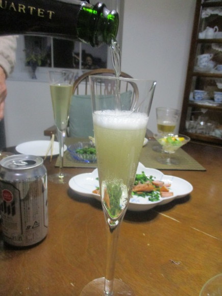 Rちゃんから葡萄、ポートランドを戴いた&キノコのグラタン_a0279743_15201081.jpg