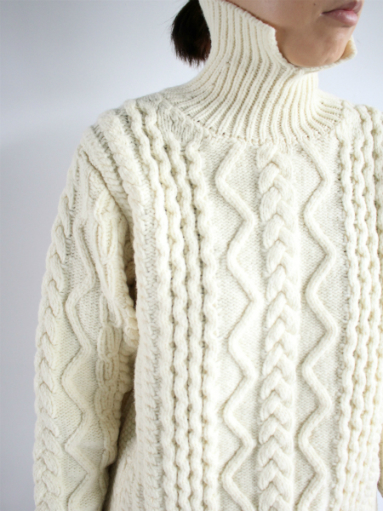 unfil　french merino cable-knit sweater / natural_b0139281_1333858.jpg