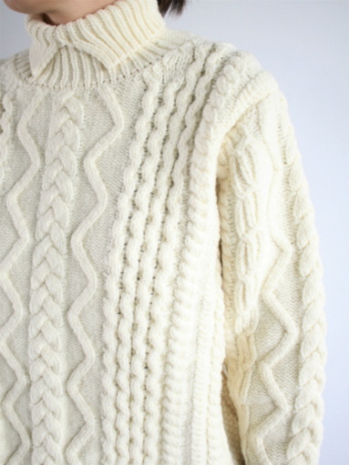 unfil　french merino cable-knit sweater / natural_b0139281_1334982.jpg