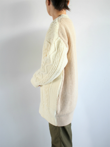 unfil　french merino cable-knit cardigan / natural _b0139281_1554963.jpg