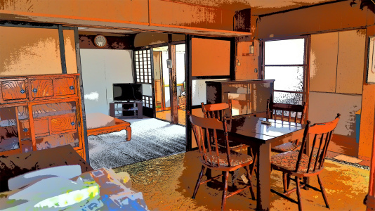 体験住宅「浦佐びしゃもん亭」で面白写真を撮ってみました_c0336902_21073744.jpg