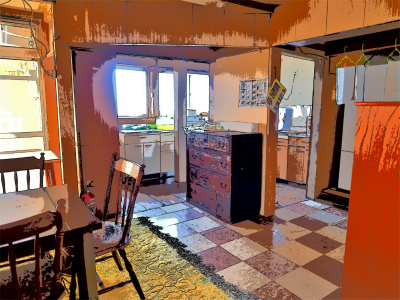 体験住宅「浦佐びしゃもん亭」で面白写真を撮ってみました_c0336902_21074489.jpg
