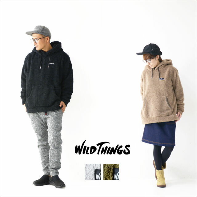 WILD THINGS [ワイルドシングス] PILE FLEECE HOODED [WT18119Y] 長袖・パイル・フリースフーデット ・ MEN\'S_f0051306_17491276.jpg