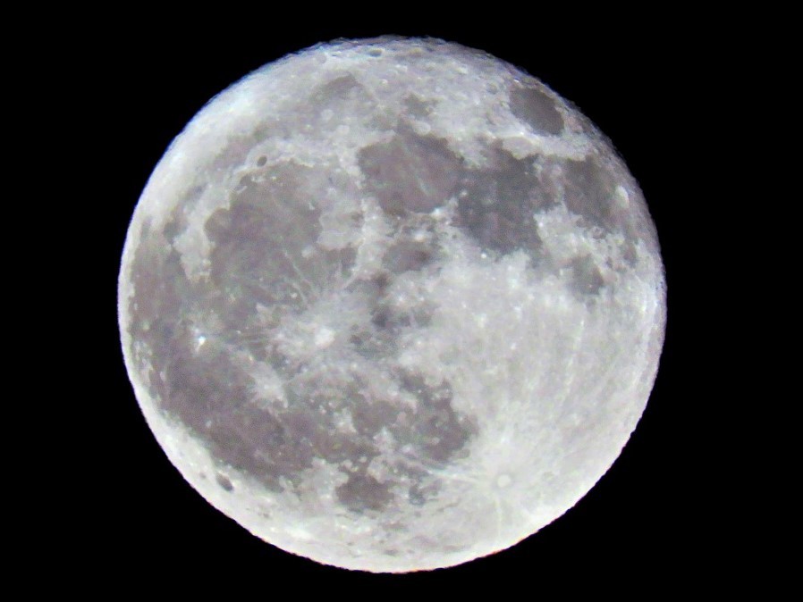 昨日の月と今日の満月 写真撮り隊の今日の一枚2 昨日の月と今日の満月 写真撮り隊の今日の一枚2