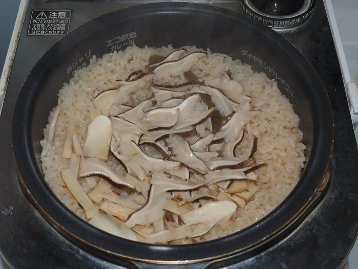 今日の松茸と松茸ご飯_c0116915_22142006.jpg