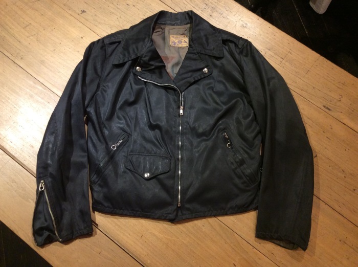50's BECK satin twill ladies motorcycle jacket (mint condition