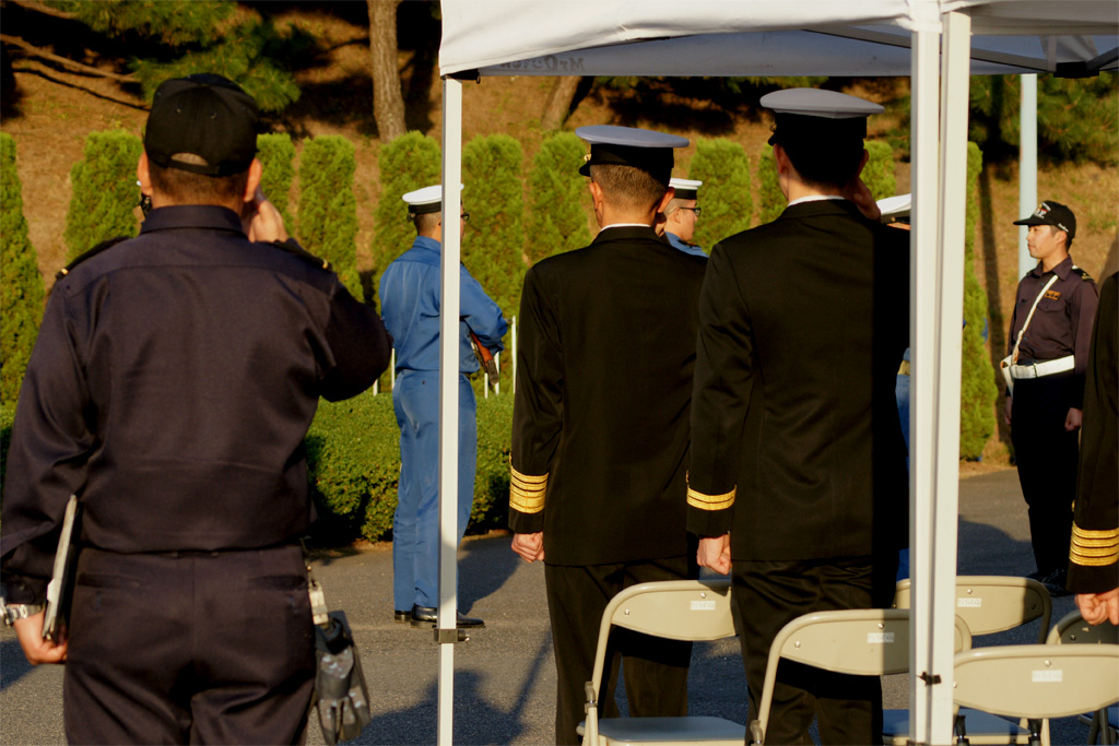20181025 呉警備区殉職隊員追悼式予行_e0150566_21455826.jpg