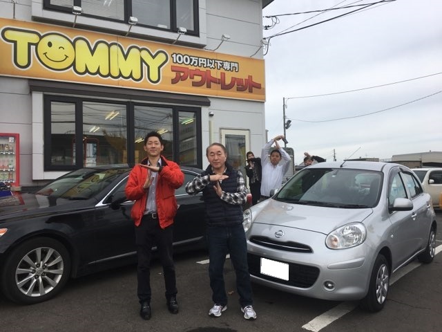 10月26日(金)☆TOMMYアウトレット☆あゆブログ٩꒰｡•◡•｡꒱۶　マーチI様納車♪　パレットM様陸送引き取り♪_b0127002_17362452.jpg