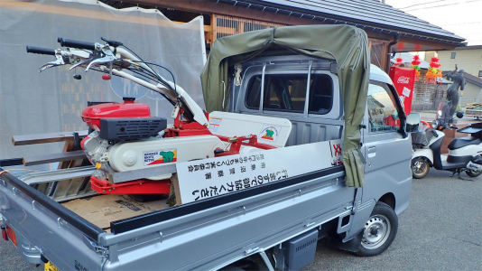交通止めの予告看板を設置しました_c0336902_15300714.jpg