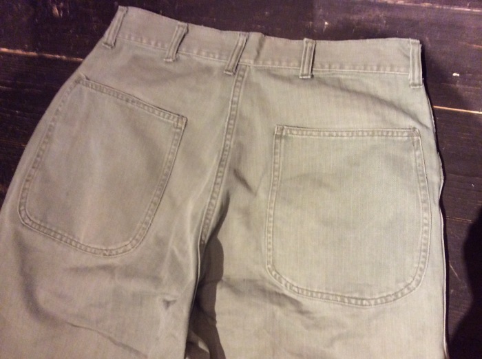 40's WW2 U.S.M.C. P-41 HBT trousers : BUTTON UP clothing 40's WW2 U.S.M.C. P-41 HBT trousers : BUTTON UP clothing
