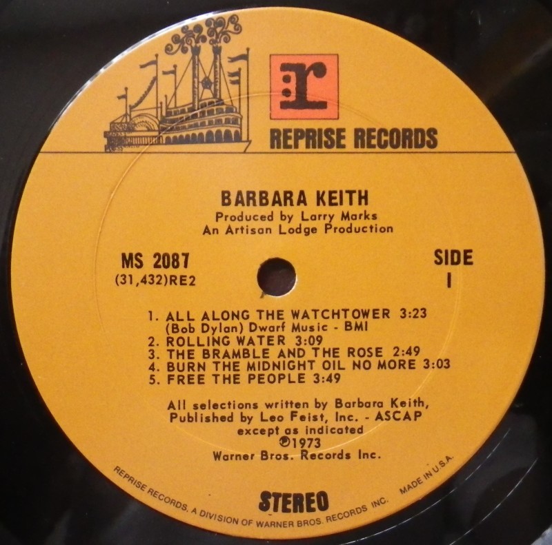 Others Female ～ Barbara Keith/ Barbara Keith（2nd) : アナログ 