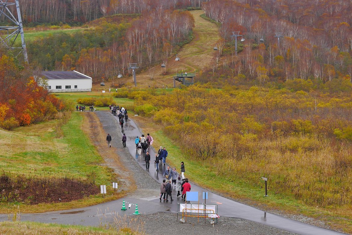 田代ロープウェイ山頂駅から苗場ドラゴンドラ山頂駅へ・・・日帰りバスツアー一人旅_a0031821_21462803.jpg