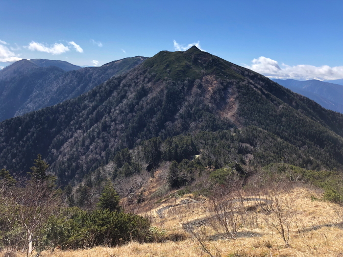 常念岳～蝶ヶ岳　181028　晩秋の稜線歩き　後編_e0338862_17114285.jpg