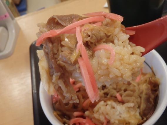 なか卯の和風牛丼ミニとはいから小うどん 神戸元町店_c0118393_08314928.jpg