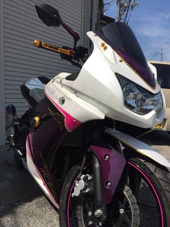 Kawasaki Ninja ２５０ｒ 全塗装 Islandking Custom Works