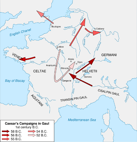 カエサルのガリア戦争とローマ内戦 ヤスコヴィッチのぽれぽれblog