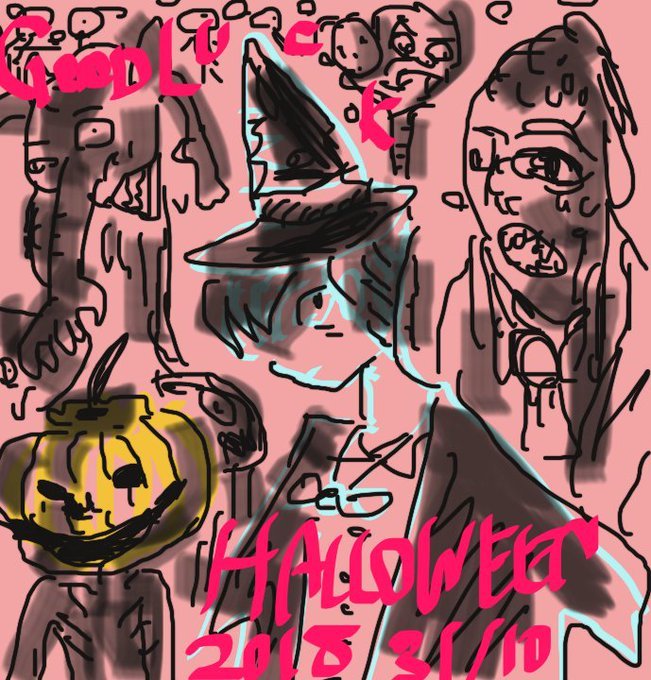 めまいの苦しみ頂点、そして越える、ハロウィンらくがきが治癒のきっかけ?;2018/10/25-29twitterまとめ_b0116271_15220845.jpg