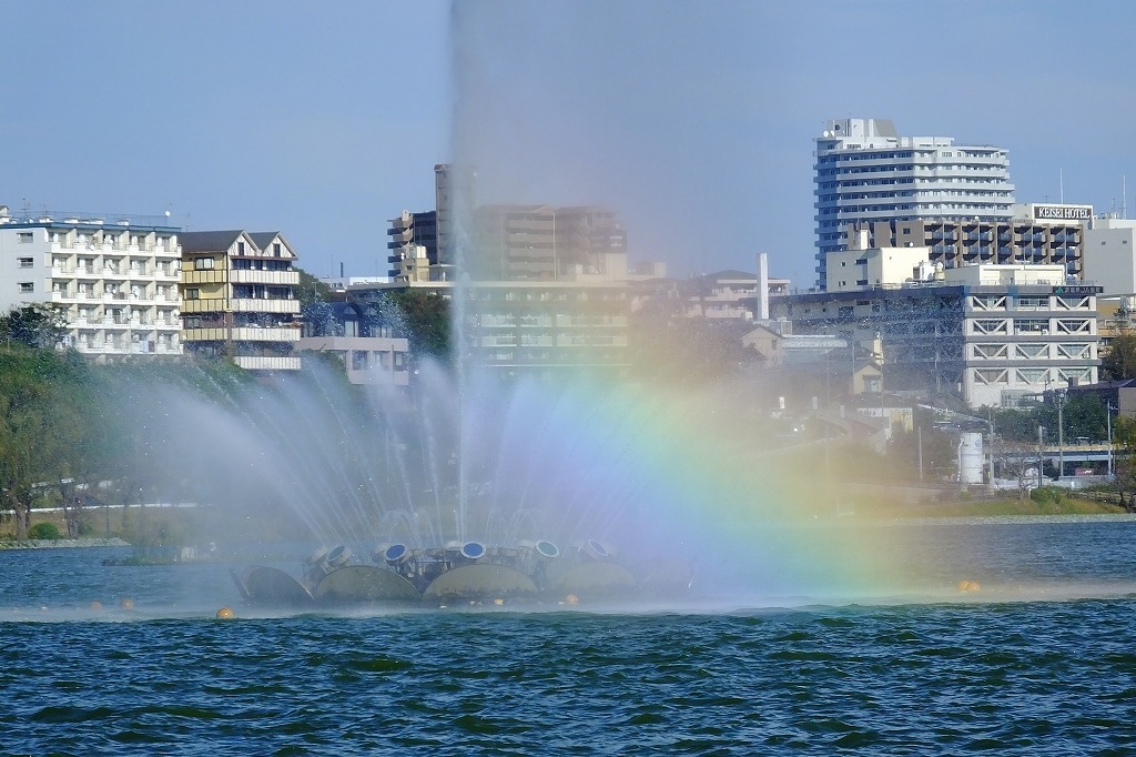 水戸、千波湖で湖畔を歩く。_b0236251_09155376.jpg