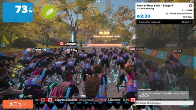 ZWIFT ツアーオブニューヨーク④_c0188525_10255934.jpg