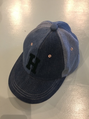 HOLLYWOOD RANCH MARKET / HRR Hワッペン BLUE DENIM BB CAP_f0139457_14404512.jpeg