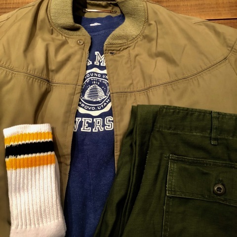 1960s \" CHAMPION - Runners tag - \" 100% cotton VINTAGE C/N SWEAT SHIRTS ※ Derby JACKET １着 入荷致します ！_d0172088_20322149.jpg