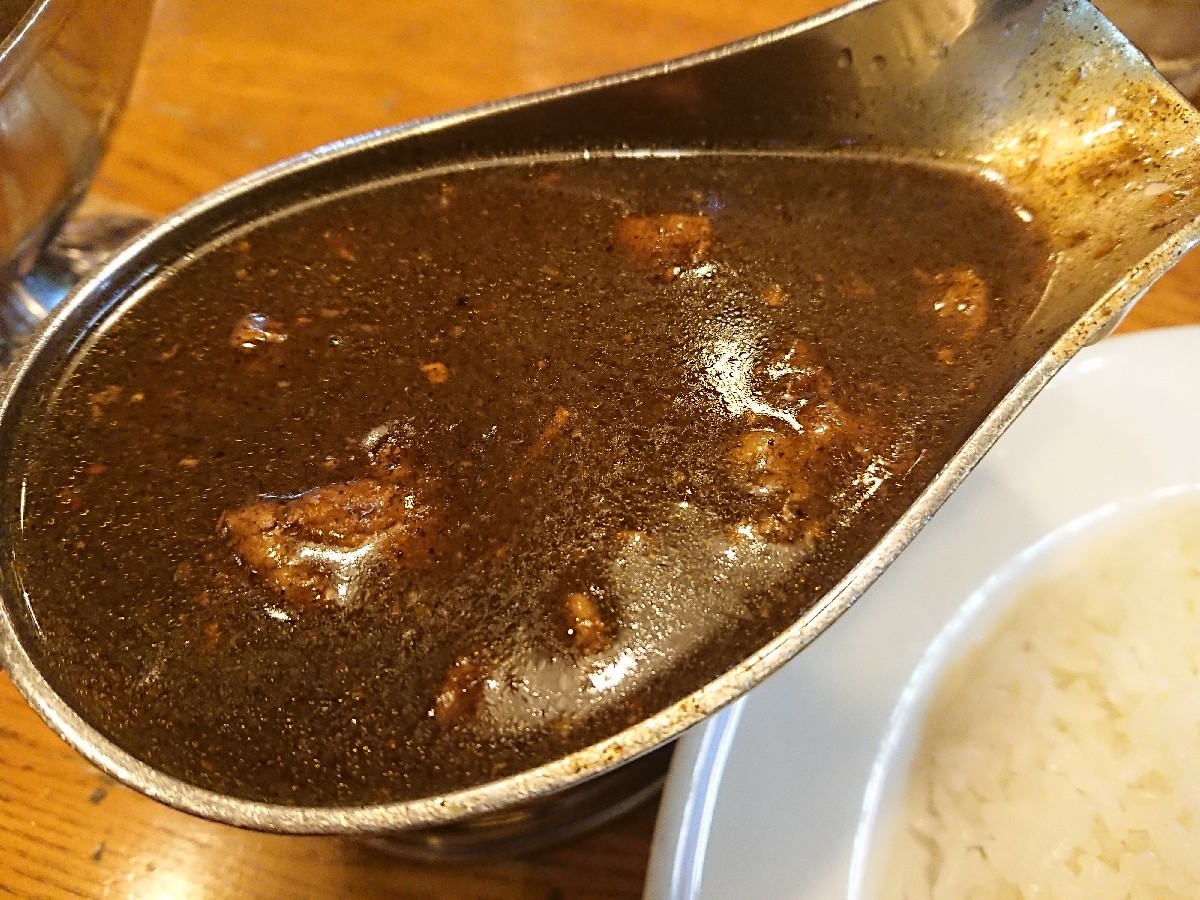 11/1 共栄堂 スマトラカレーポーク & 焼きリンゴ @神保町_b0042308_19394528.jpg