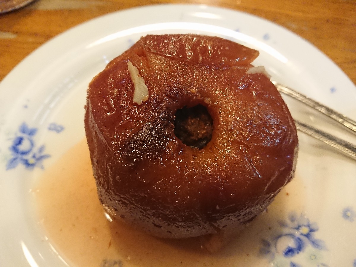 11/1 共栄堂 スマトラカレーポーク & 焼きリンゴ @神保町_b0042308_19402164.jpg
