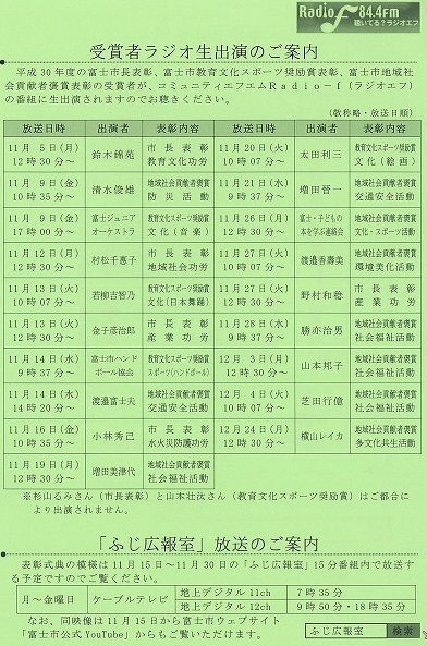 市制記念日に富士市表彰式典 今年は「富士市ハンドボール協会」が教育文化スポーツ奨励賞を受賞_f0141310_07234910.jpg