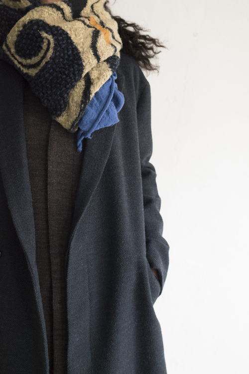 KAPITAL 縮絨ウールマフラー : un.regard.moderne KAPITAL 縮絨ウールマフラー : un.regard.moderne