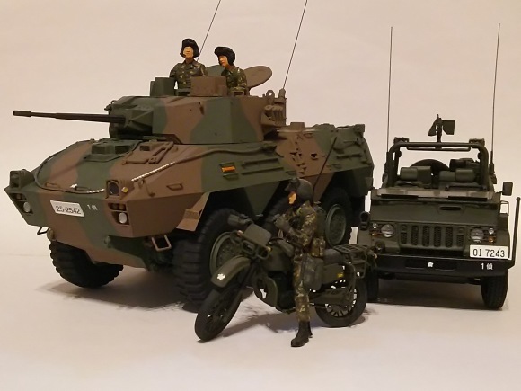 トランペッター・1/35 日本 陸上自衛隊 87式 偵察警戒車_b0098271_16433713.jpg