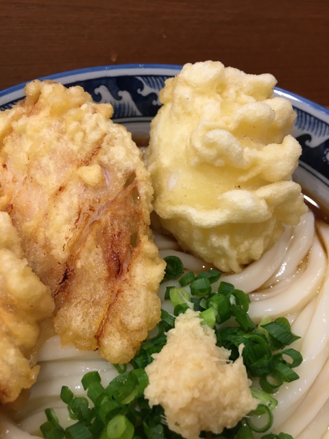 とり玉天ぶっかけうどん (*´ω`*) L_f0212480_20381781.jpg