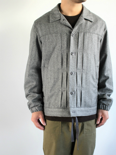 Roundabout Wool Coach Jacket Gray Bumpkins Putting On Airs Roundabout Wool Coach Jacket Gray Bumpkins Putting On Airs