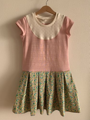 子ども服 2018-80:　タックワンピース（3）_d0098792_16095362.jpg