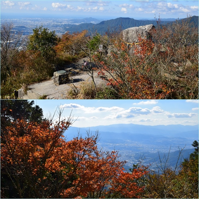 紅葉の宝満山登山へ・・・三郡縦走路の紅葉。_f0016066_20265916.jpg